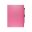 Elasticated co-coordinating closure band, high quality Retro pencil . in pink.
