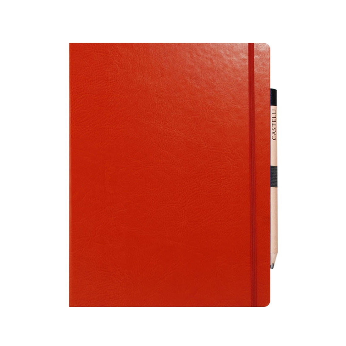 Castelli World Travel Journal - Ruled - Pearl Red, U68/24W-364