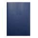 Tuscon A5 daily desk diary in China blue, luxurious padded cover, ribbon marker. Blind embossed with your company logo.