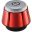 Vadar Bluetooth speaker in red with a premium zinc case abd stunning UV finish.