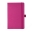 A5 medium size note book in pink with a soft touch cover, contrasting pink elastic closure band and pen loop
